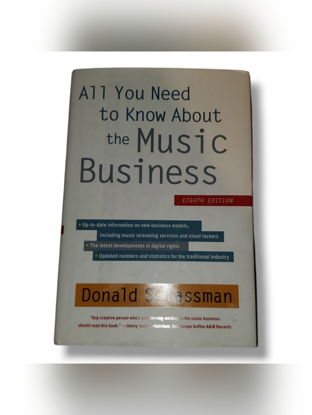 - All You Need to Know About the Music Business (White)